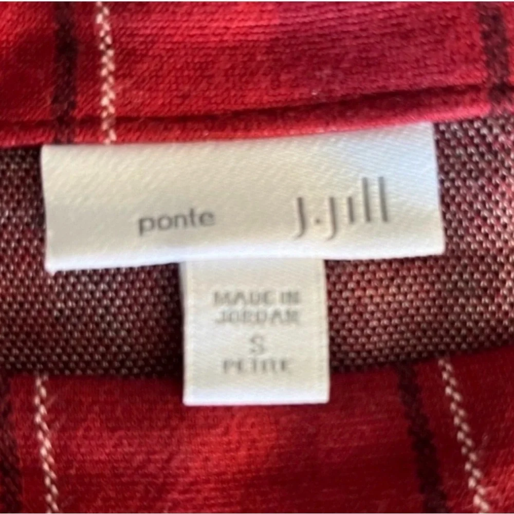 J. Jill Ponte Red Plaid Office Dress
Workwear Professional- Size SP - EUC - Picture 9 of 10